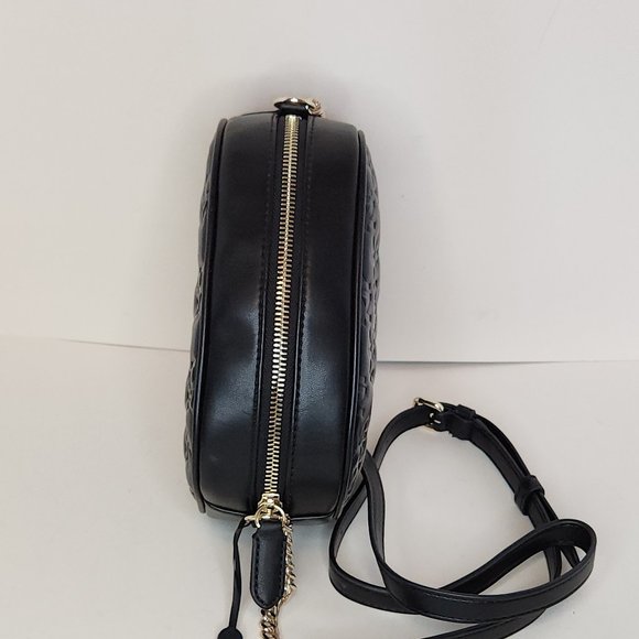 DKNY Sharon Camera Crossbody Embossed - Black - NWT - Picture 6 of 9